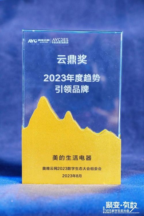 美的小家電榮膺2023奧維云網云鼎獎，悅云科技驅動生活家電領域再創新高